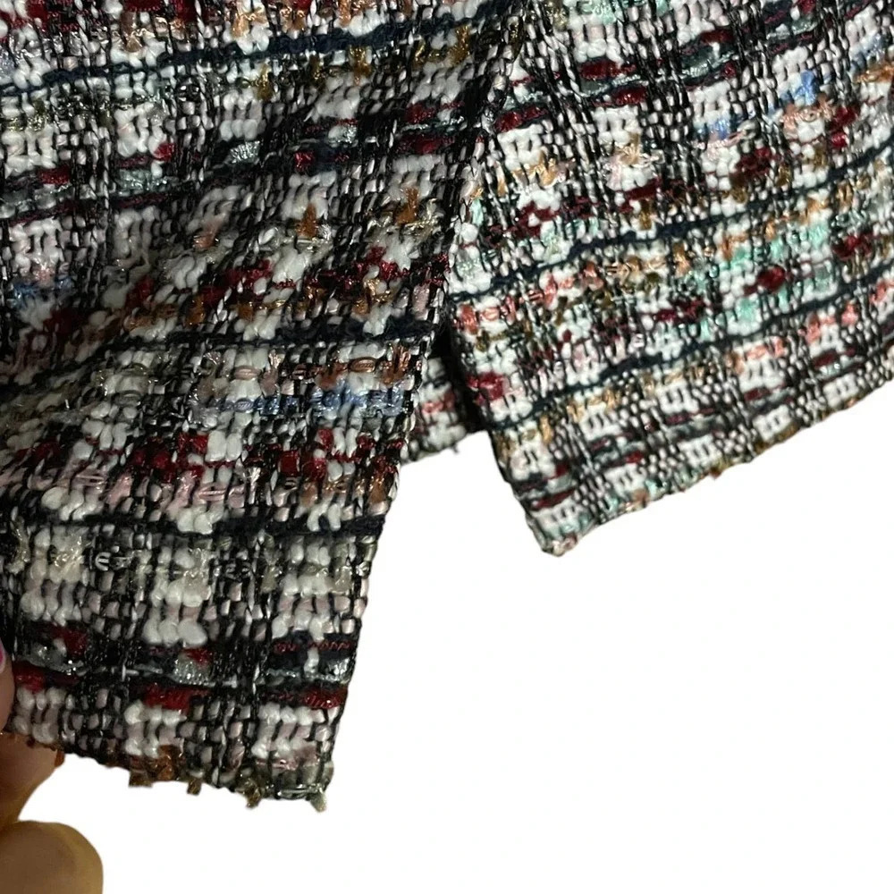 Talbots Multi-Colored Tweed Pencil Skirt Size 2P - Picture 8 of 10